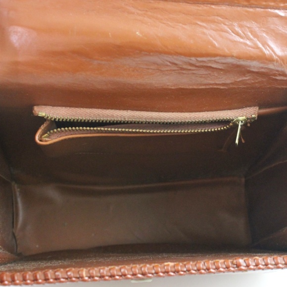 VINTAGE 40s 50s ALLIGATOR LEATHER CLUTCH HANDBAG - Picture 6 of 8